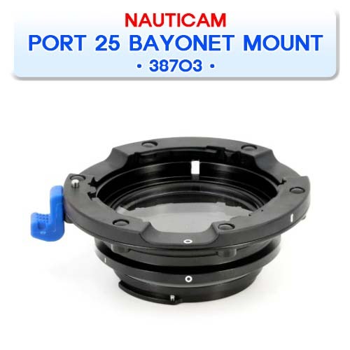 38703 N50 숏포트 25 베이요넷마운트 [NAUTICAM] 노티캠 N50 SHORT PORT 25 WITH BAYONET MOUNT TO USE WITH WWL-1